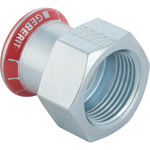 Transición Geberit serie Mapress Acero al Carbono con rosca hembra: d=15mm, Rp=1/2″